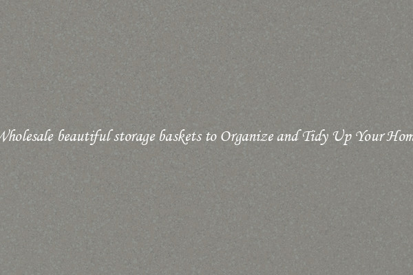 Wholesale beautiful storage baskets to Organize and Tidy Up Your Home