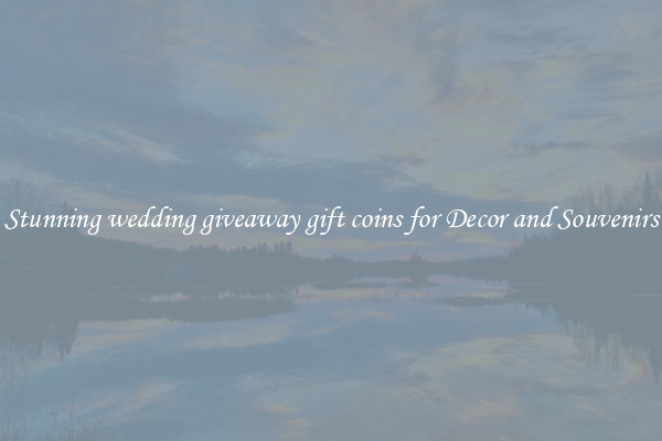 Stunning wedding giveaway gift coins for Decor and Souvenirs