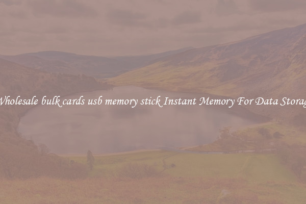 Wholesale bulk cards usb memory stick Instant Memory For Data Storage