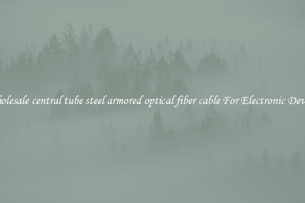 Wholesale central tube steel armored optical fiber cable For Electronic Devices