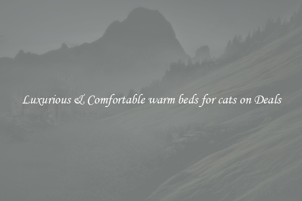 Luxurious & Comfortable warm beds for cats on Deals