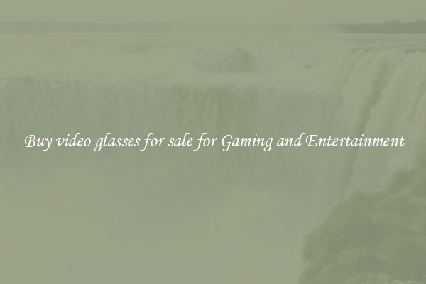 Buy video glasses for sale for Gaming and Entertainment