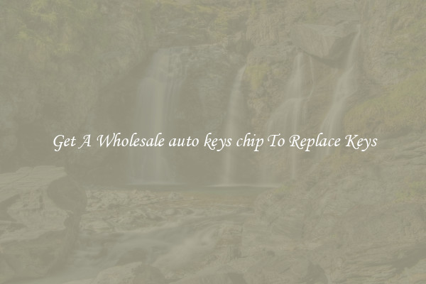 Get A Wholesale auto keys chip To Replace Keys