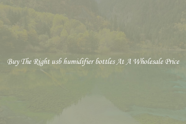 Buy The Right usb humidifier bottles At A Wholesale Price